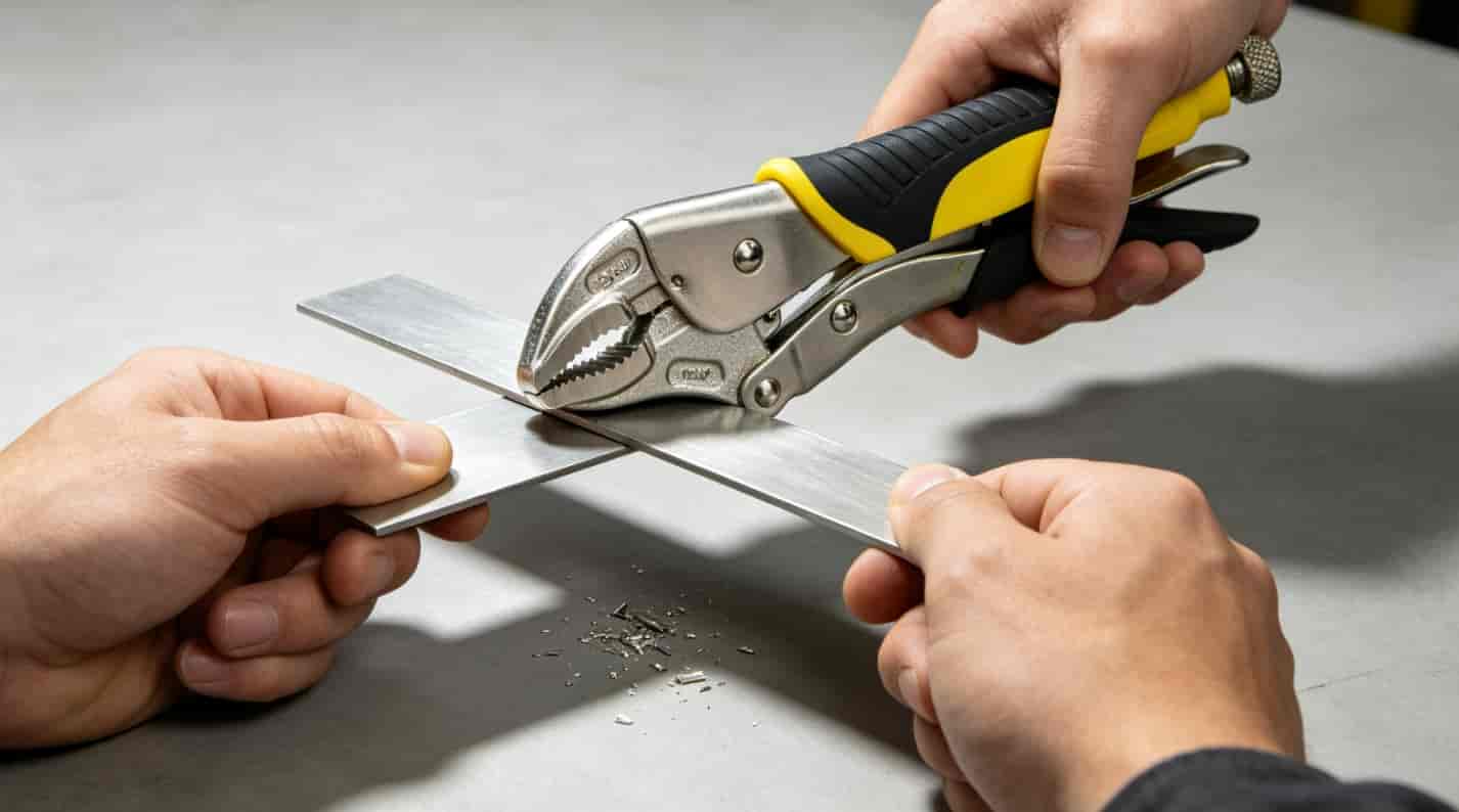 Curved-Jaw Locking Pliers